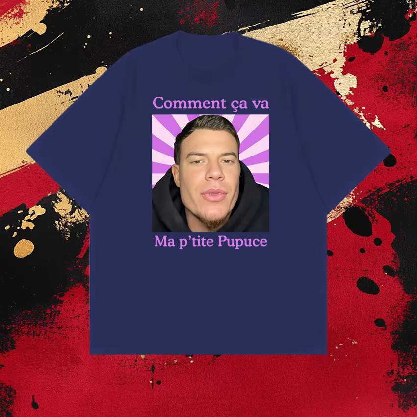 T-shirt graphique Hot Rapper Jul AD Laurent Ma P'tite Pupuce 2026 pour hommes et femmes