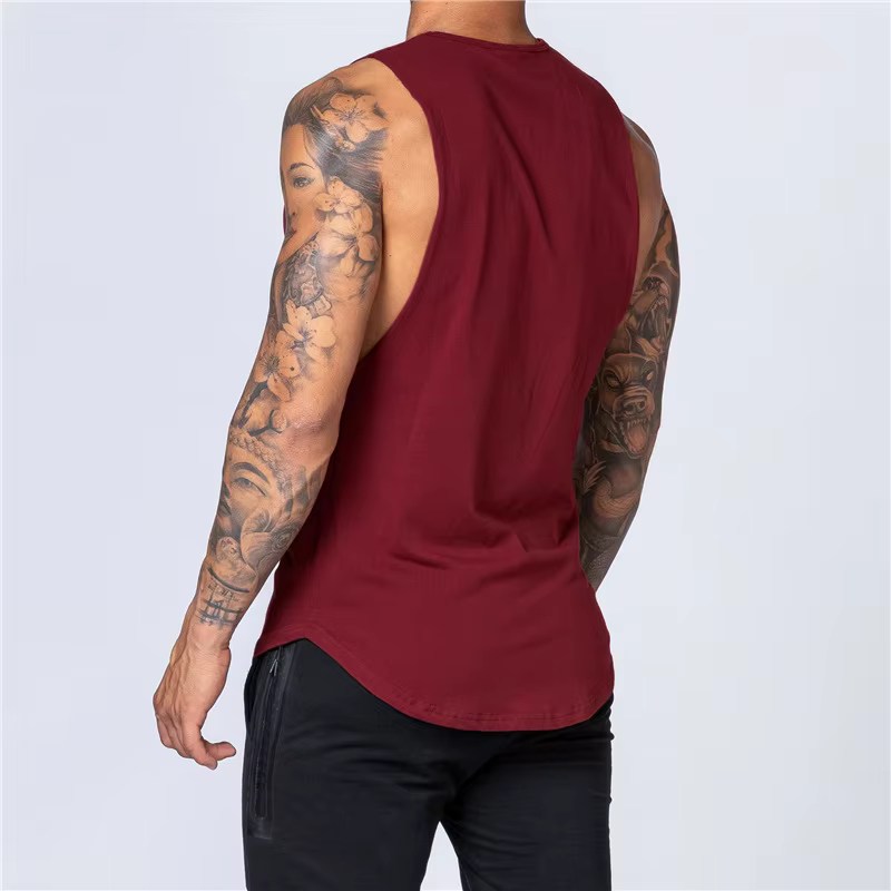 T-shirt en fibre de coton à séchage rapide pour hommes