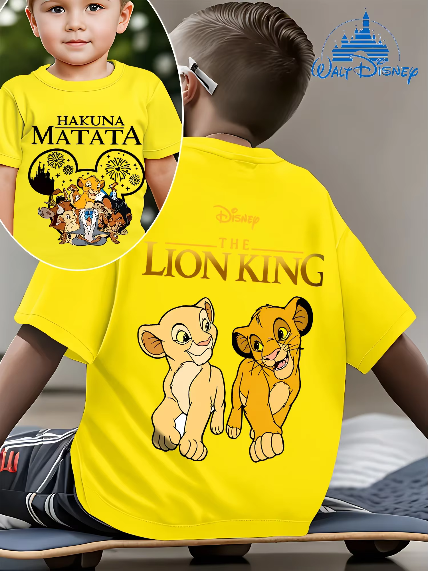 T-shirt à thème Disney Le Roi Lion pour garçons