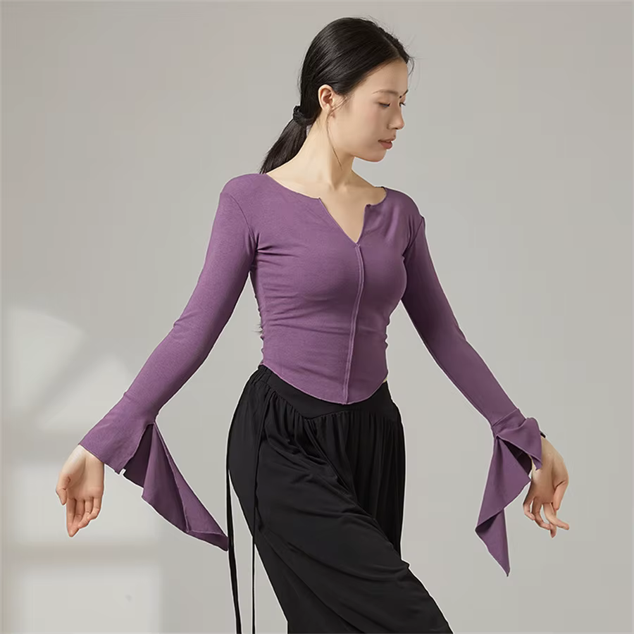 T-shirt de danse moderne pour femmes