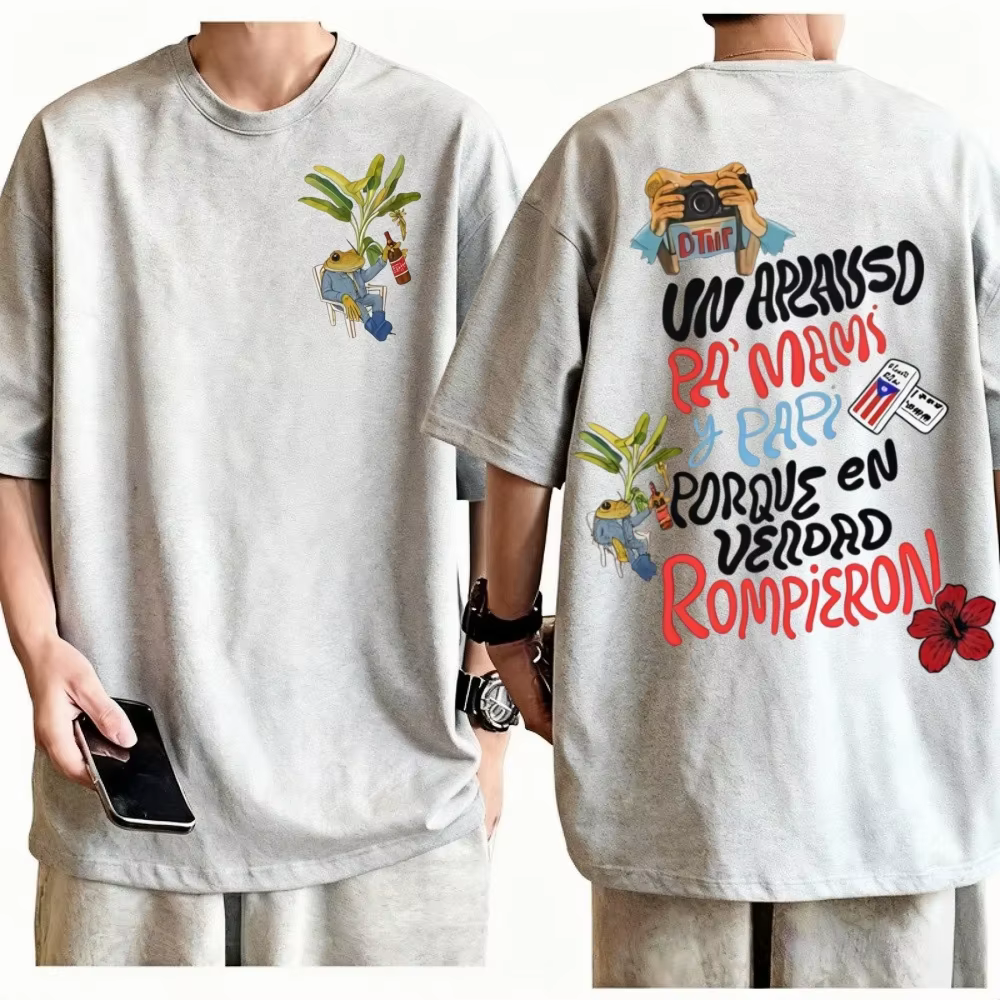 T-shirt Bad Bunny World Tour 'Debi Tirar Mas Fotos DTMF'