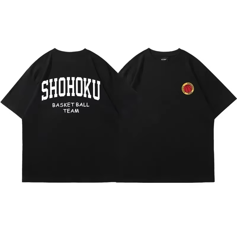 Anime japonais Shohoku Basket Ball équipe T-Shirt hommes femmes Sakuragi Hanamichi imprimer t-shirts Cosplay unisexe vêtements