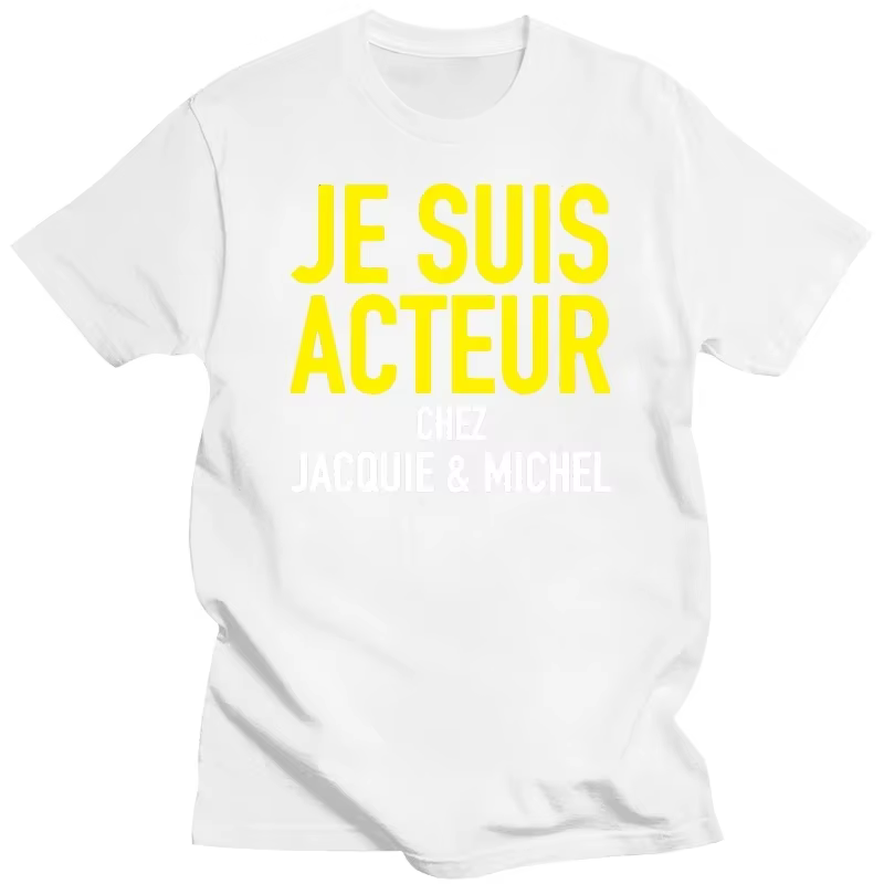 Tee-shirt Jacquie et Michel Acteur harajuku pour hommes