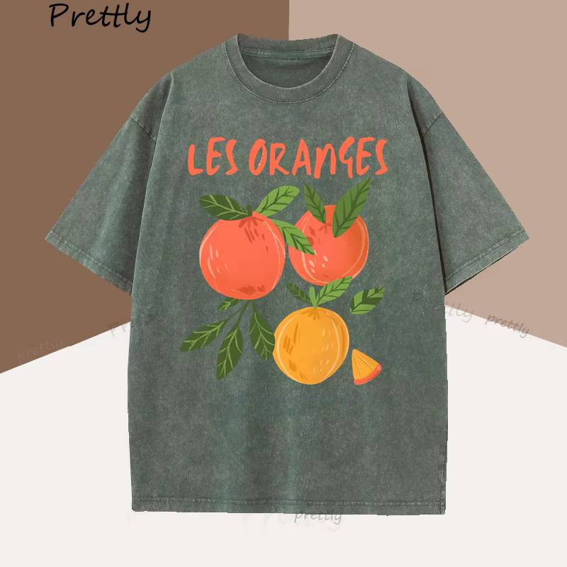 T-shirt fruits Orange France