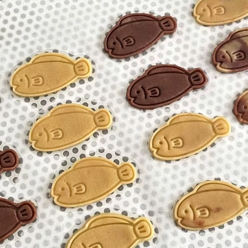 Mignon poisson forme Cookie Cutter poisson ours Cookie Cutter bricolage Fondant gâteaux Biscuits en plastique moule fête Dessert bonbons décor fournitures