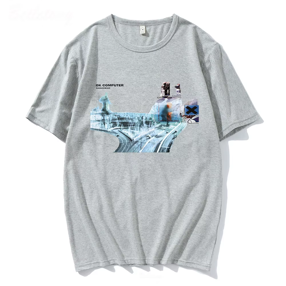 Radiohead-T-shirt Hip Hop pour hommes et femmes