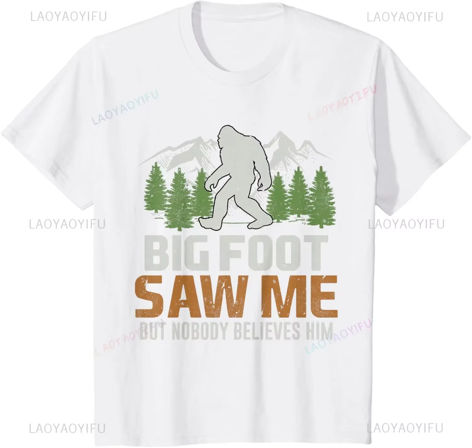 Bigfoot-T-shirt manches courtes homme