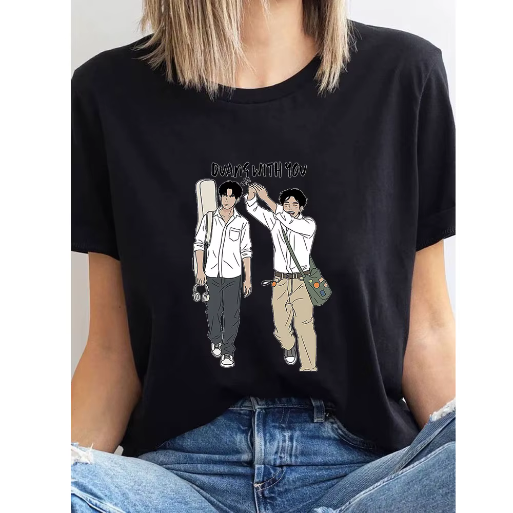 T-shirt thaïlandais bl duang with you series pour femme et homme