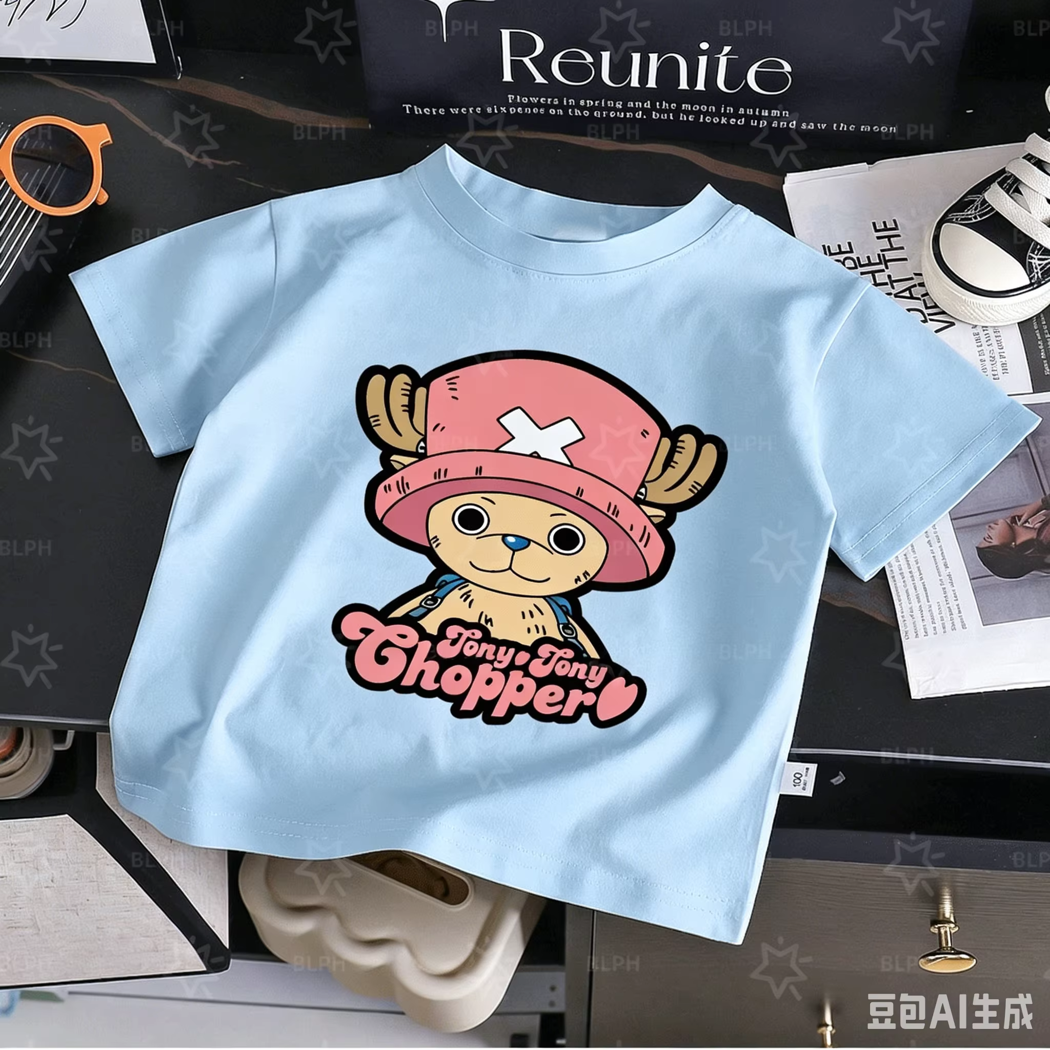 T-shirt imprimé Tony Tony Chopper pour enfants