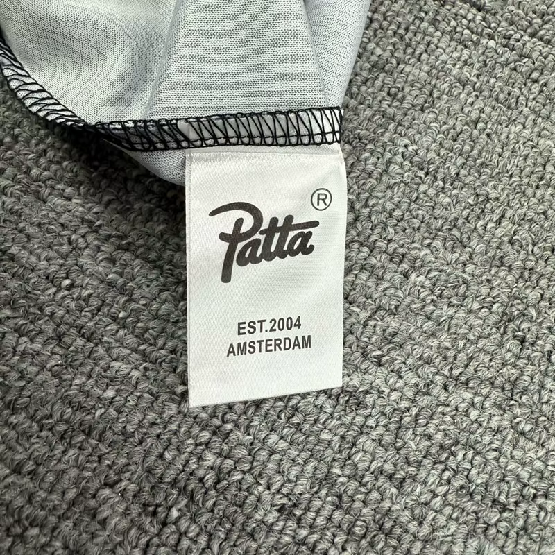 PATTA Jersey Homme Femme Sport Haute Qualité Color Blocking Broderie Polo Manches Courtes T-shirt Patta