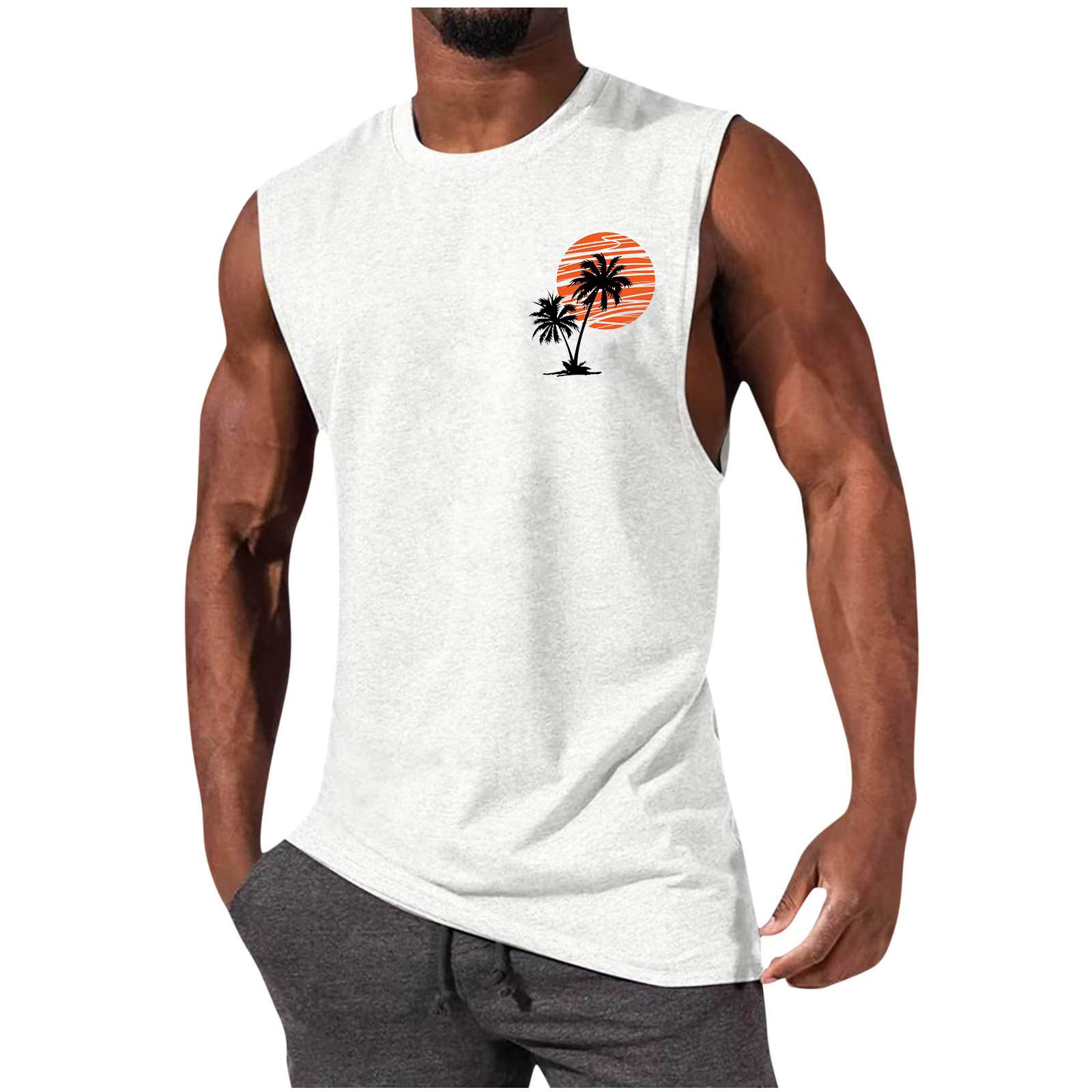 Chemise de plage hawaïenne pour hommes