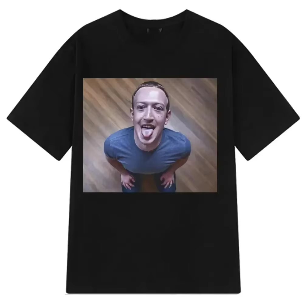 Drôle mauvaise Expression T-shirt Mark Zuckerberg bonne blague