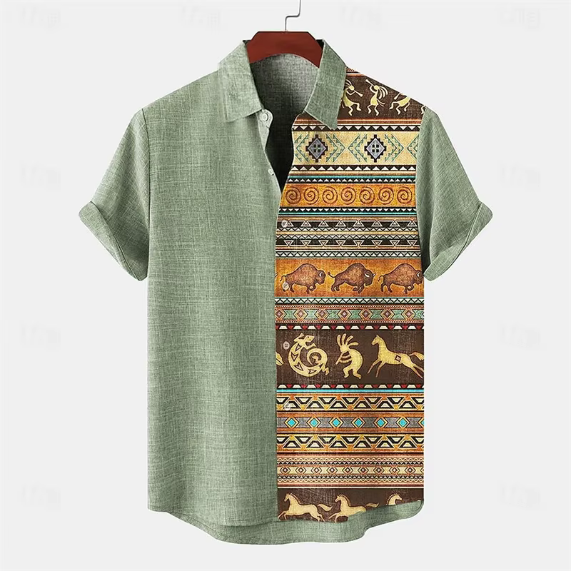 Chemise en lin pour hommes