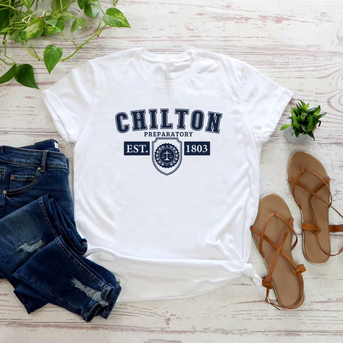 T-shirt Chilton Academy Stars Hollow à col ras du cou