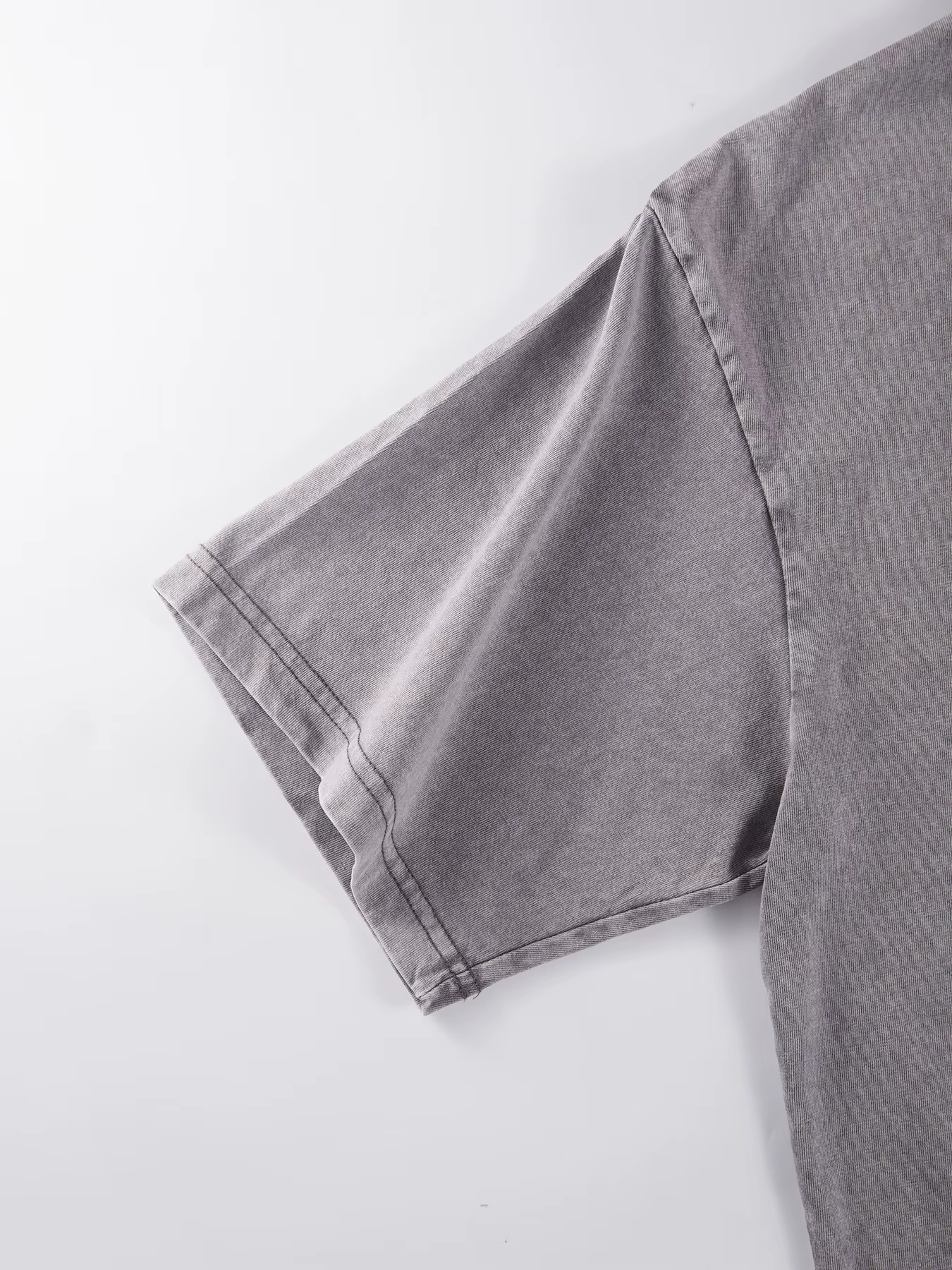 T-Shirts délavés à motif de plante pour hommes