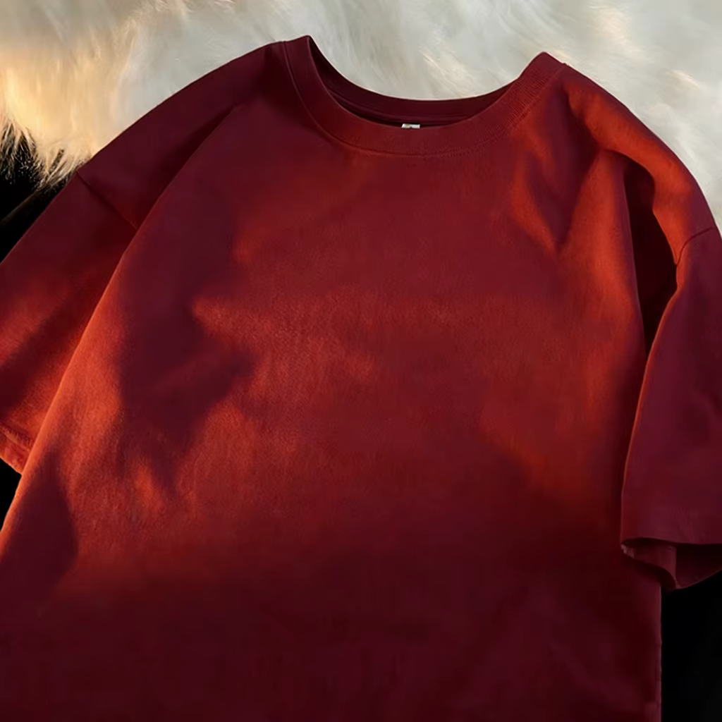 T-shirts d'été en coton respirant pour homme, coupe ample, style streetwear, manches courtes, basiques décontractés, polyvalents, doux et confortables