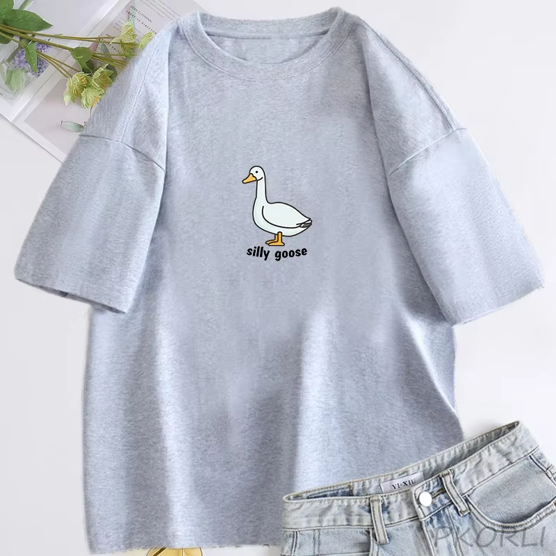 Silly Goose T-Shirt femmes à la mode unisexe
