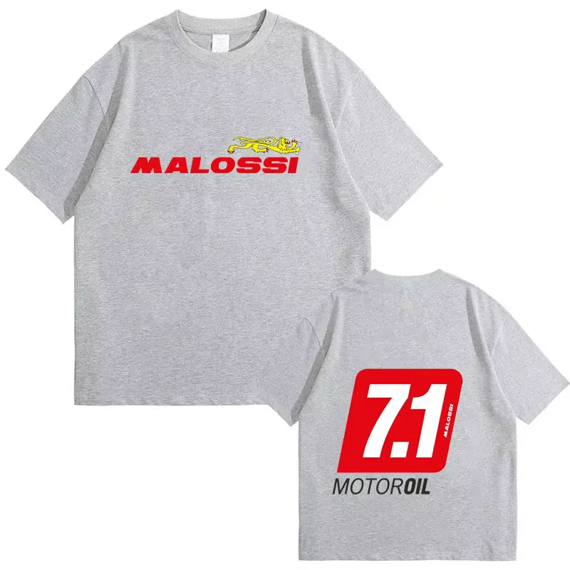 Malossi thème t-shrit hommes femmes à manches courtes imprimé unisexe Streetwear Style Hip Hop été mode Hip Hop hauts vêtements mâle