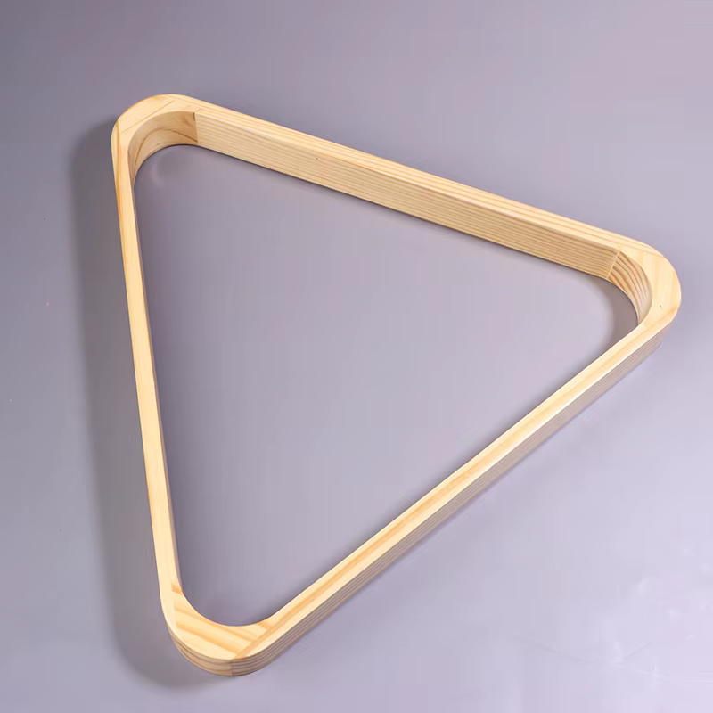 Support triangulaire en bois pour billes de billard