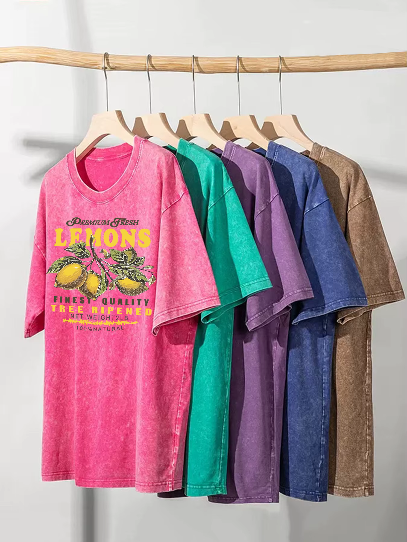 T-Shirts délavés pour femmes