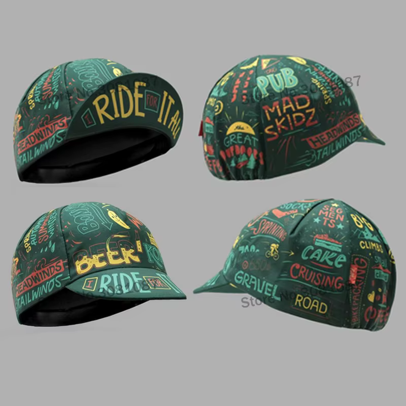 Chapeau de cyclisme drôle casquette de vélo de route été respirant coloré couvre-chef de vélo hommes et femmes Gorra Ciclismo