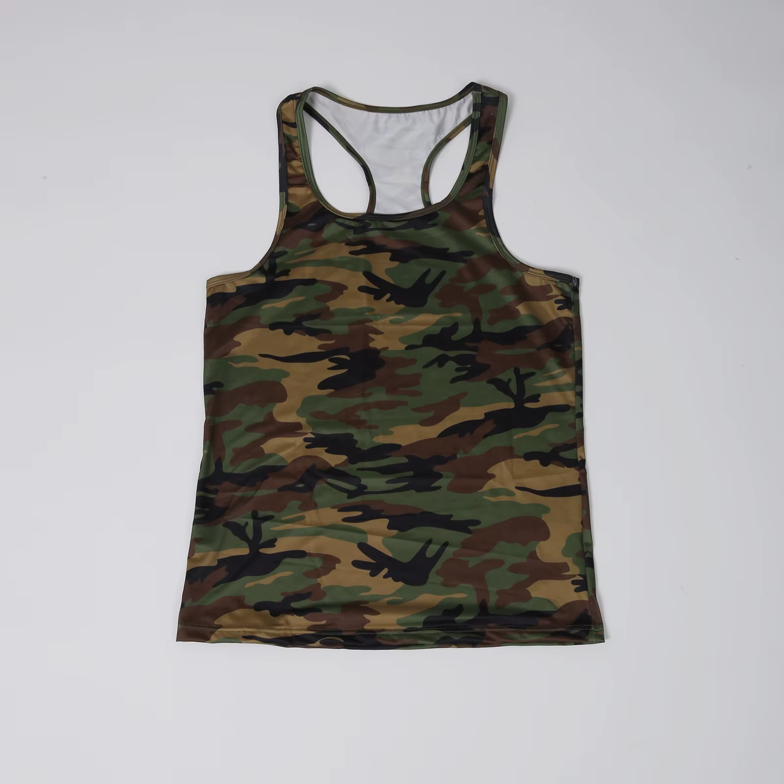 Débardeur Camouflage Homme Été Sans Manches Y-Back Gilet Musculation Gym Entraînement Sous-vêtement Séchage Rapide Fitness Sportswear