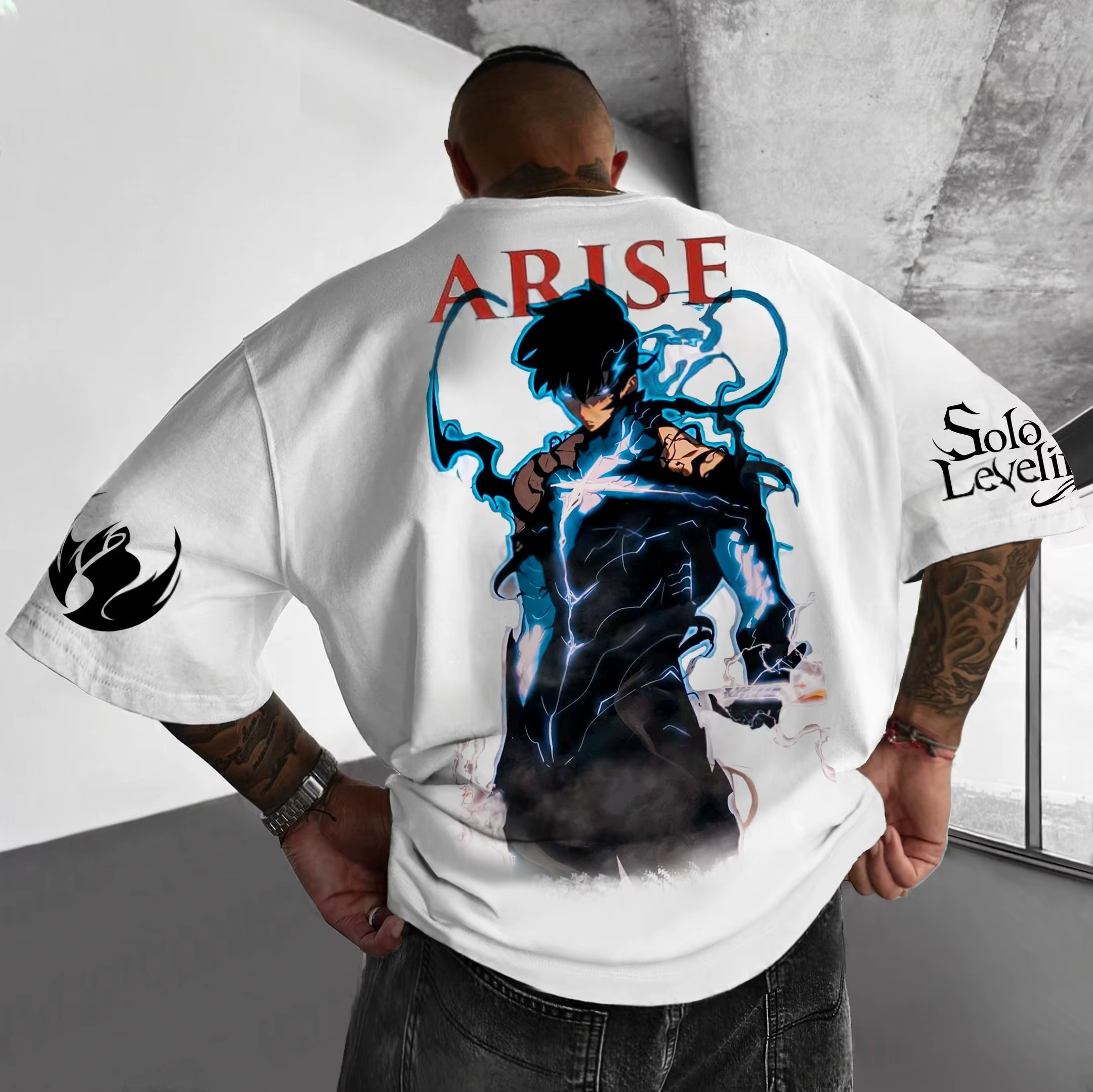 T-shirt autorisé à nivellement solo 2025 – Haut en coton anime japonais
