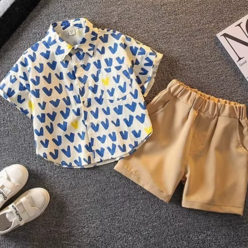 T-shirt d'été à manches courtes pour garçons