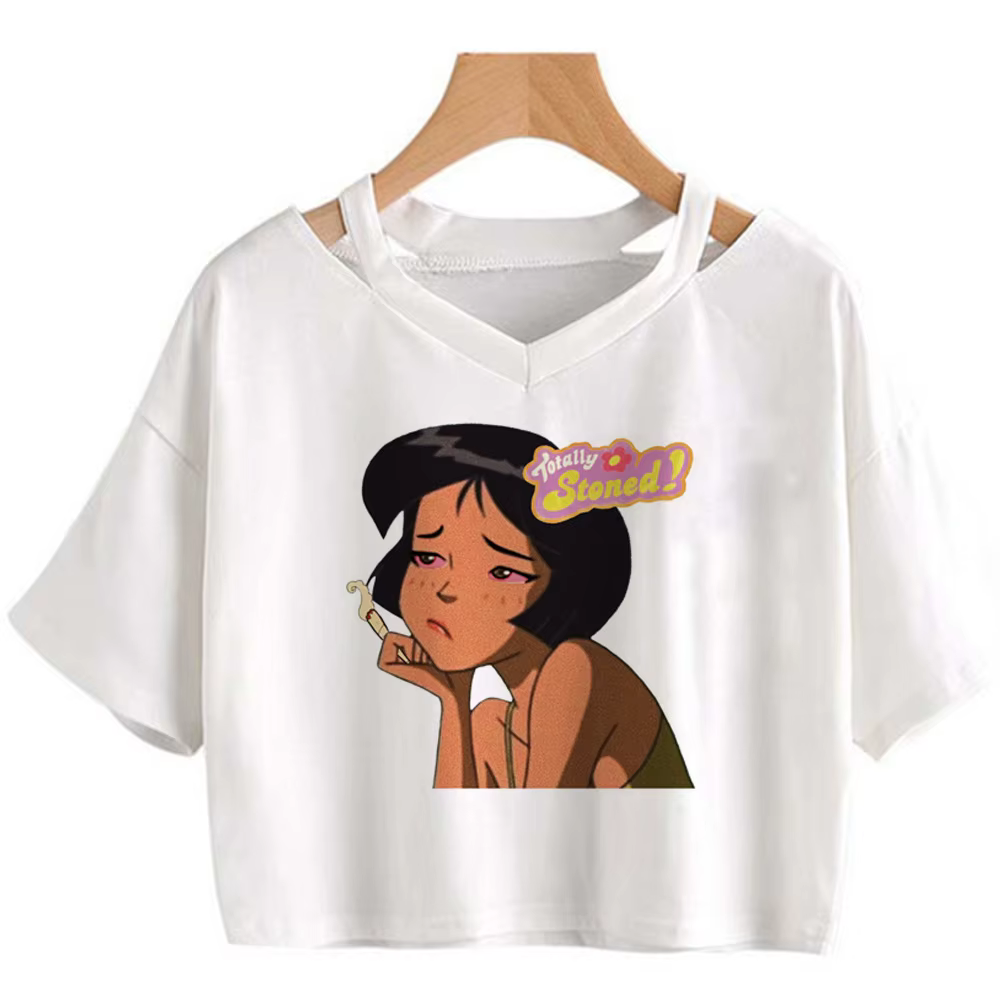 Totally Spies t-shirt femmes été graphique t-shirt femme anime vêtements
