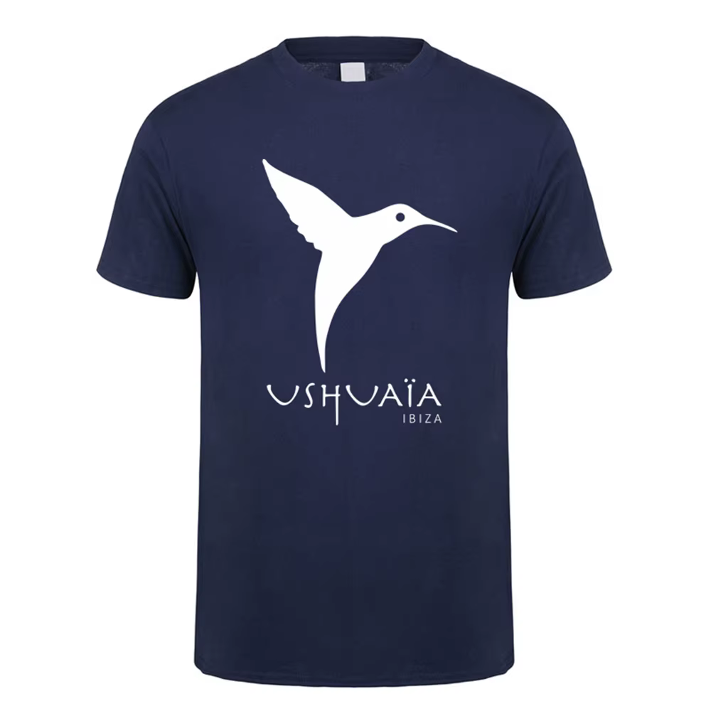 Ushuaia Ibiza t-shirt été hommes coton à manches courtes t-shirts cadeau homme