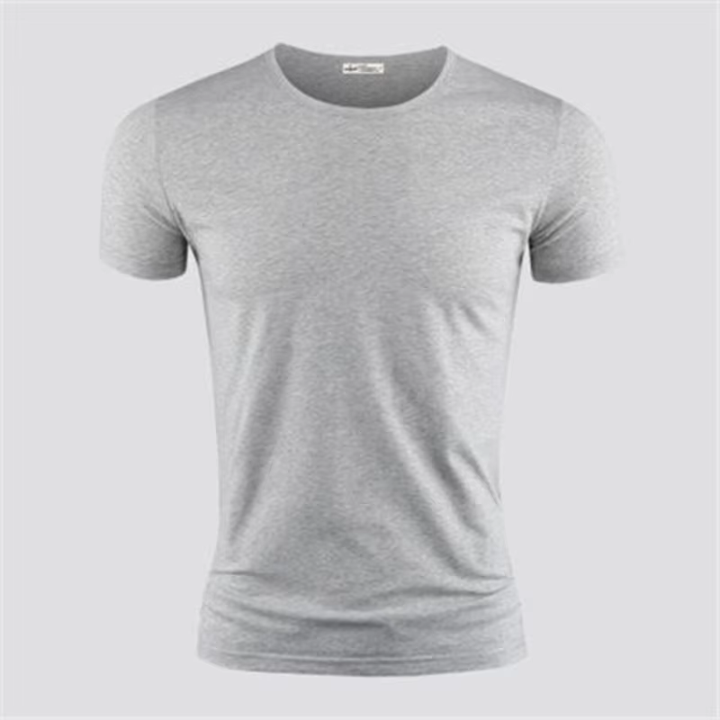 2026 hommes T-Shirt couleur Pure col en V à manches courtes hauts T-Shirts