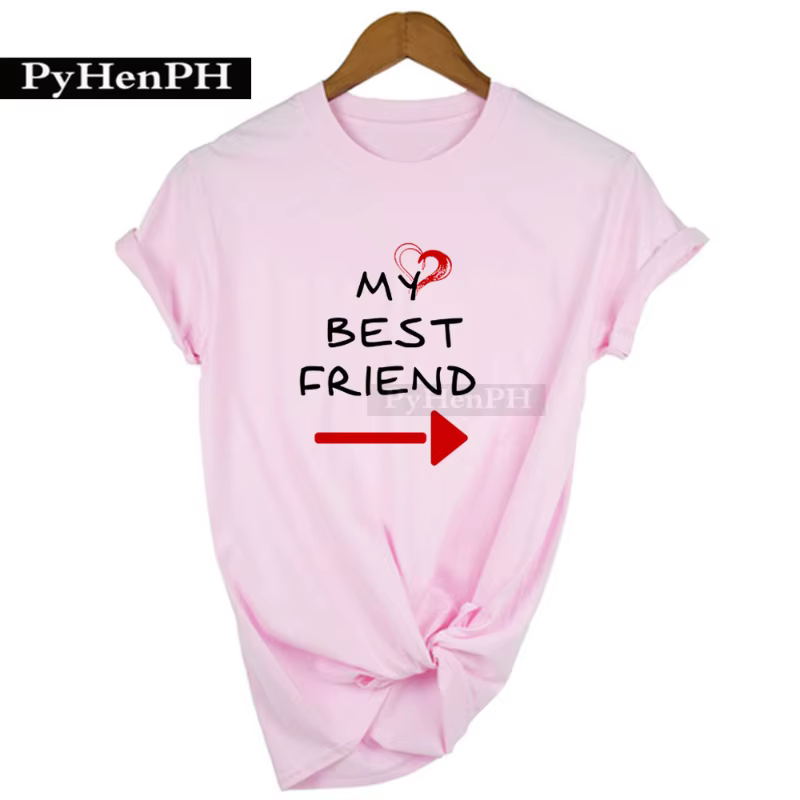 Mon meilleur ami 2T-shirt tendance lettre Inha