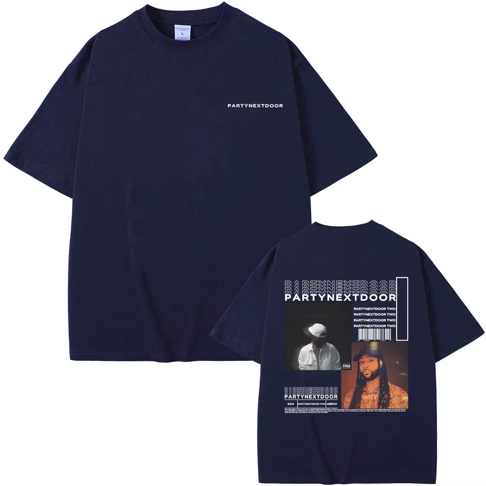 T-shirt imprimé double face pour hommes