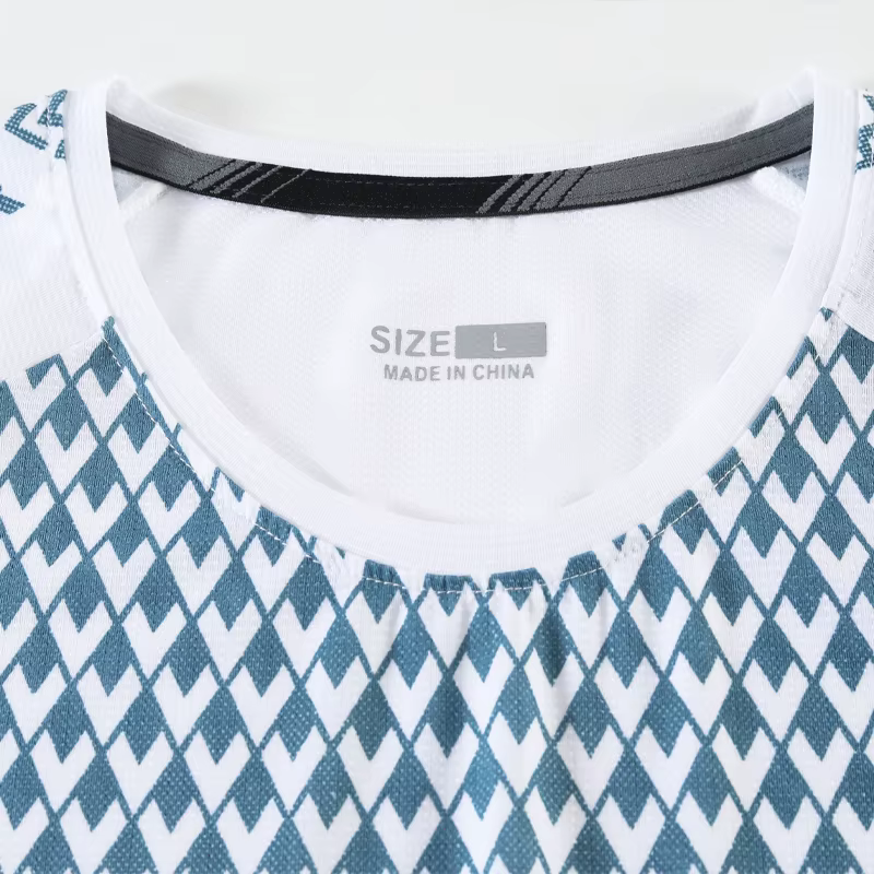 Sport impression chemises mode respirant Muscle musculation hommes à manches courtes gymnastique entraînement séchage rapide en plein air t-shirts