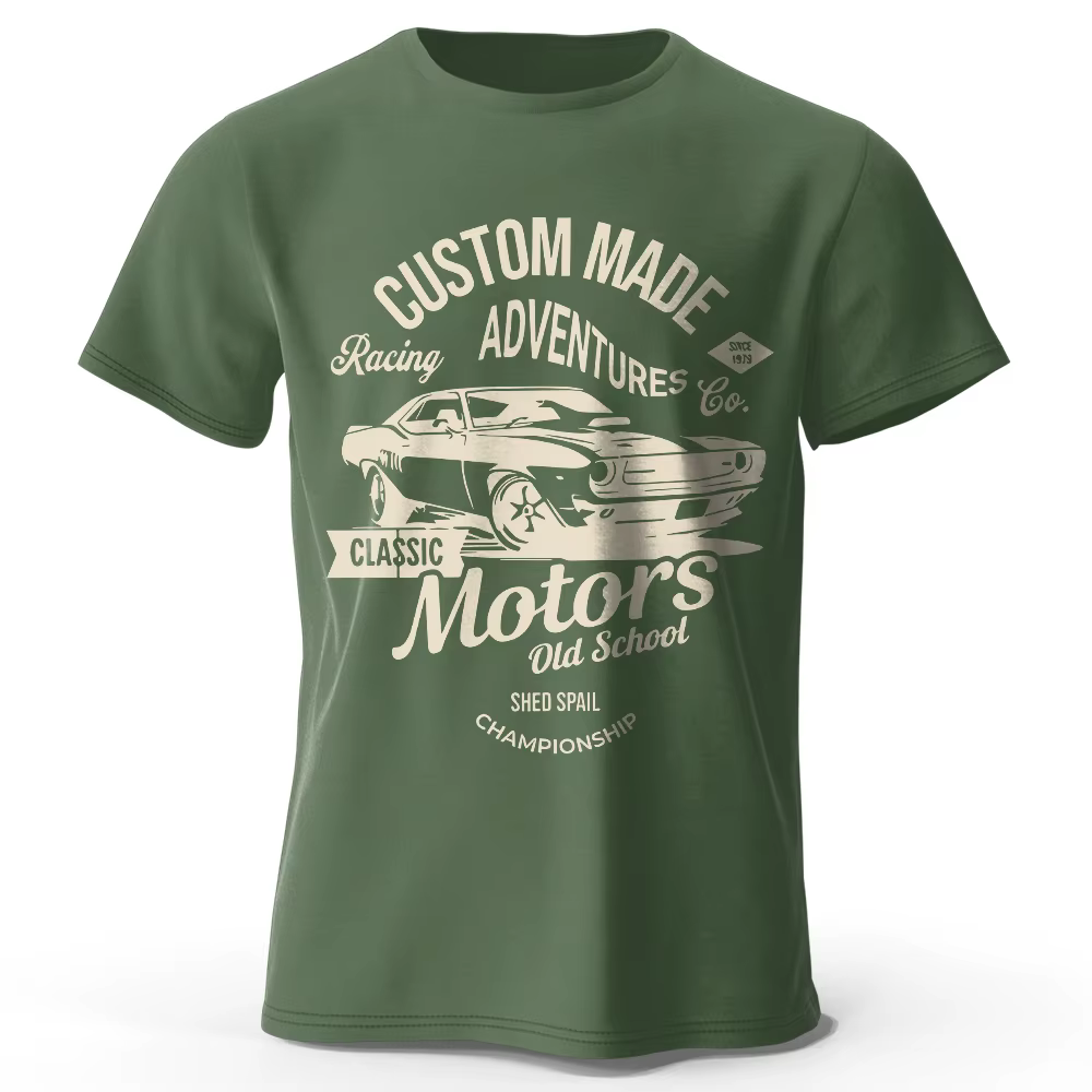 T-Shirt imprimé Motors pour hommes et femmes