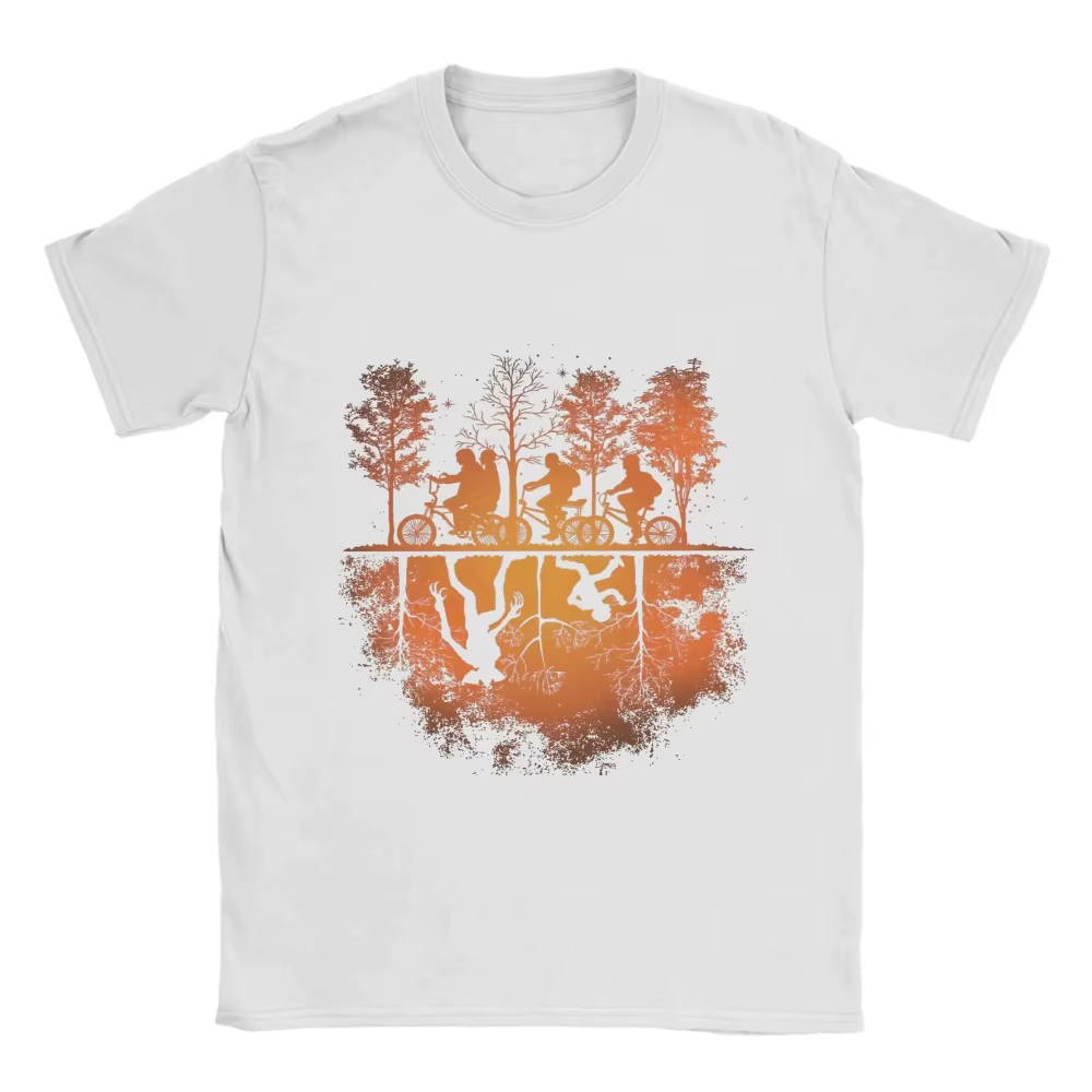 T-shirt décontracté à manches courtes pour homme Stranger Hawkins Party Tour – Style urbain estival ample