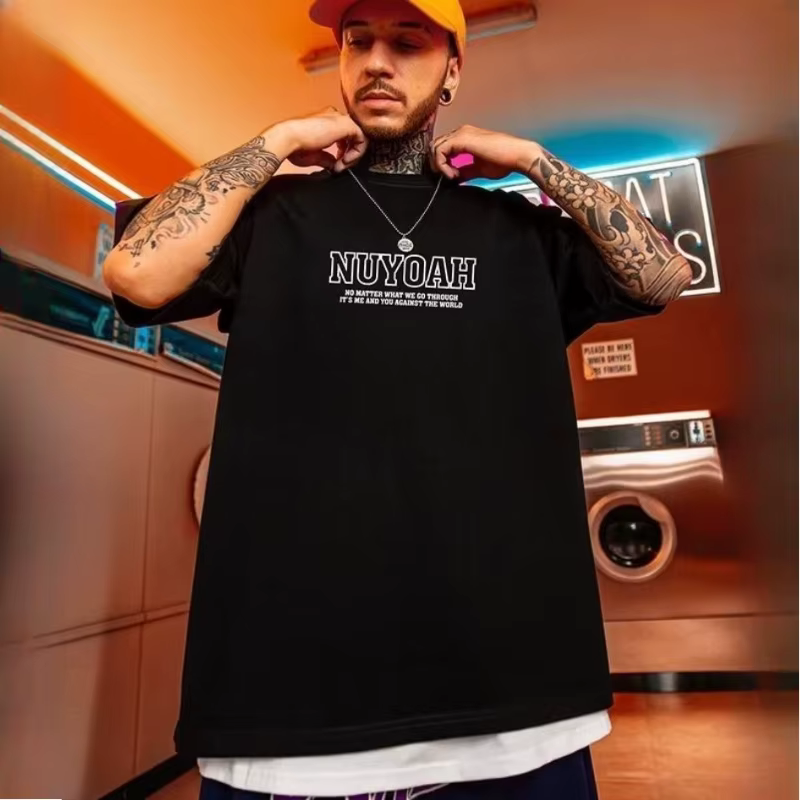 T-shirt à col rond pour hommes
