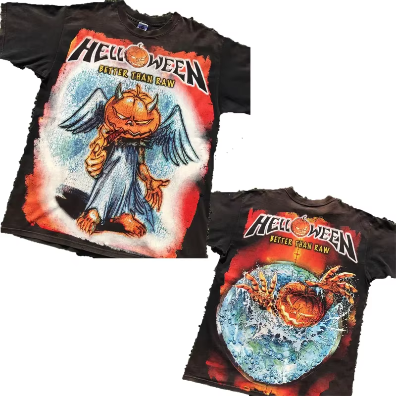 T-shirts classiques Rock Halloween 2025 pour homme