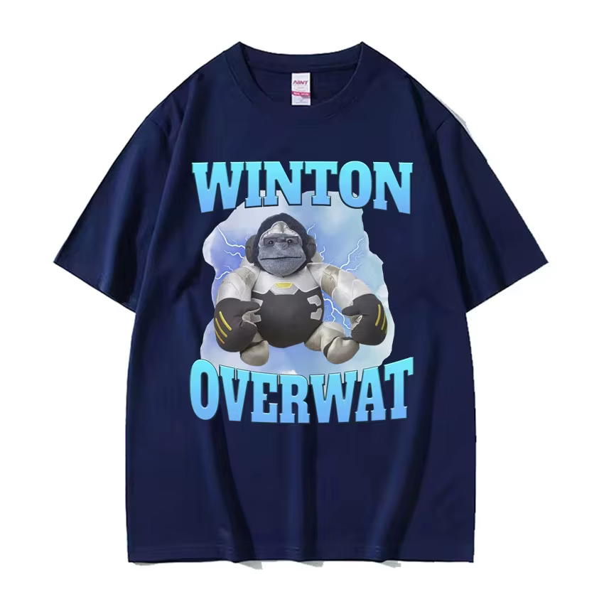 Winton Overwat Meme Funny Gaming T-shirt pour hommes