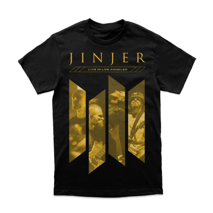T-shirt en coton graphique JINJER 2026 unisexe, manches courtes, mode estivale, marque de luxe, décontracté, vintage, rétro