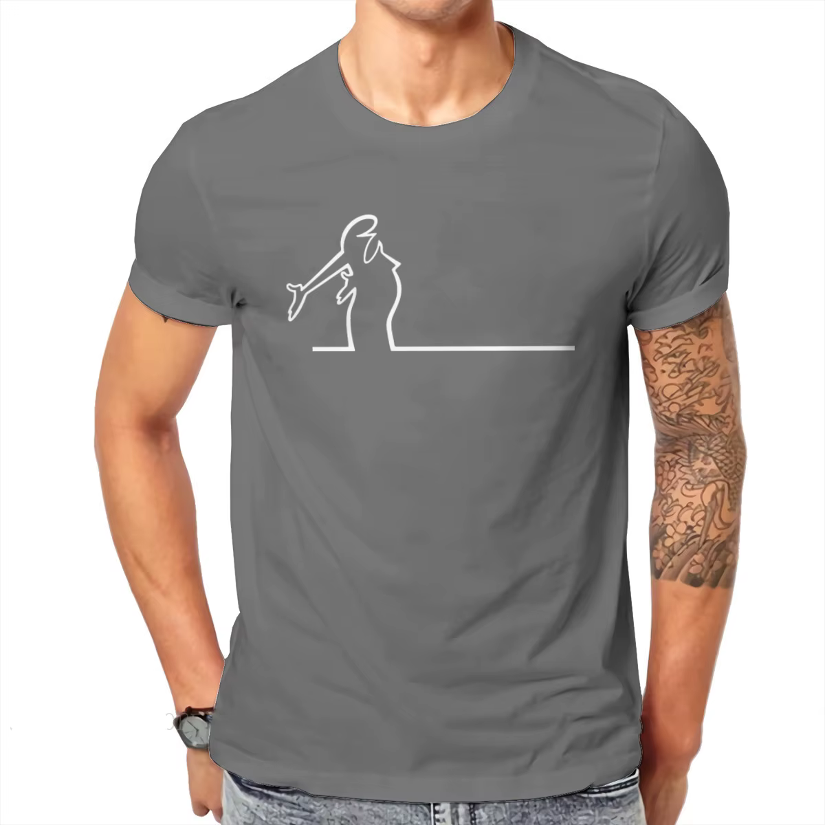 La Linea gauche Pls T-shirt graphique