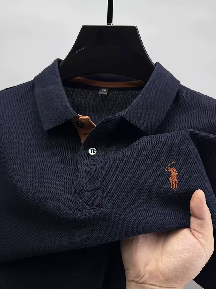 Marque haut de gamme 100% coton manches courtes polo shirt hommes été mode Designer nouveau poney broderie Casual t
