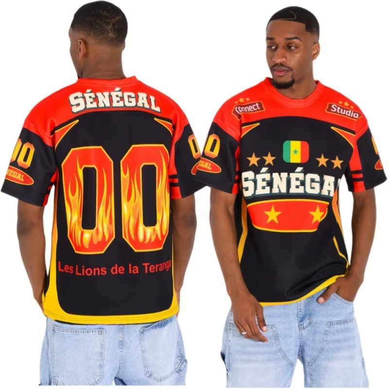 T-shirt Commémoratif Lion Cinq Étoiles Sénégal 2026