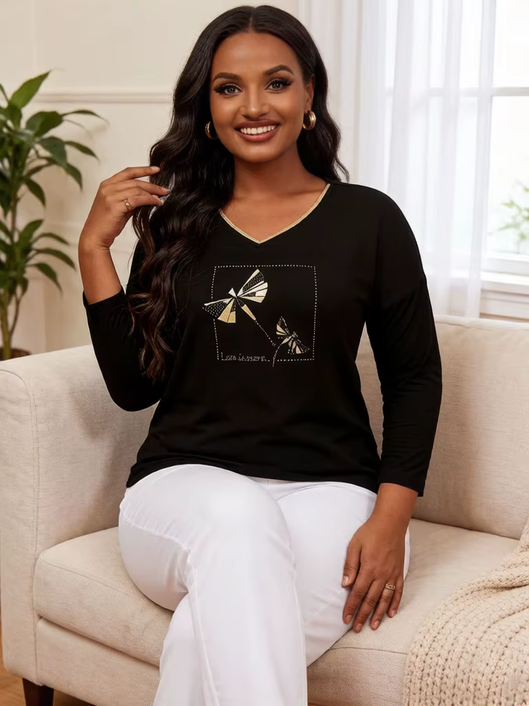 T-shirt basique pour femme