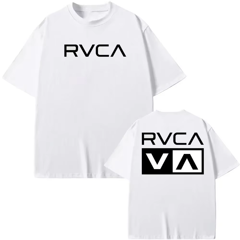 T-shirt RVCA noir en coton pour homme