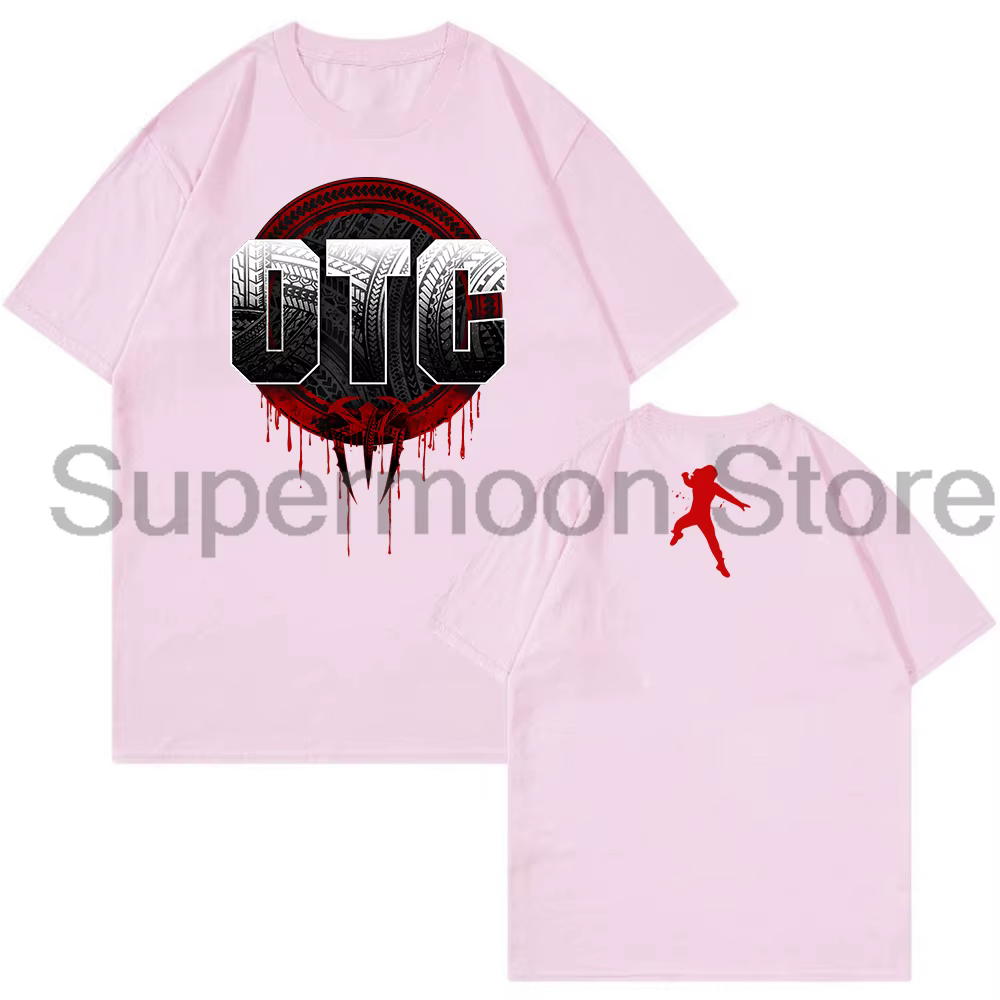 Roman Reigns OTC T-shirt 2024 nouveau Logo col rond manches courtes coton