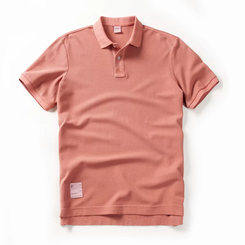 Polo 2026 Nouvelle Collection Été – T-shirt à Revers Élastique Couleur Unie Tendance Manches Courtes Décontracté Chic pour Homme M-3XL BP13200