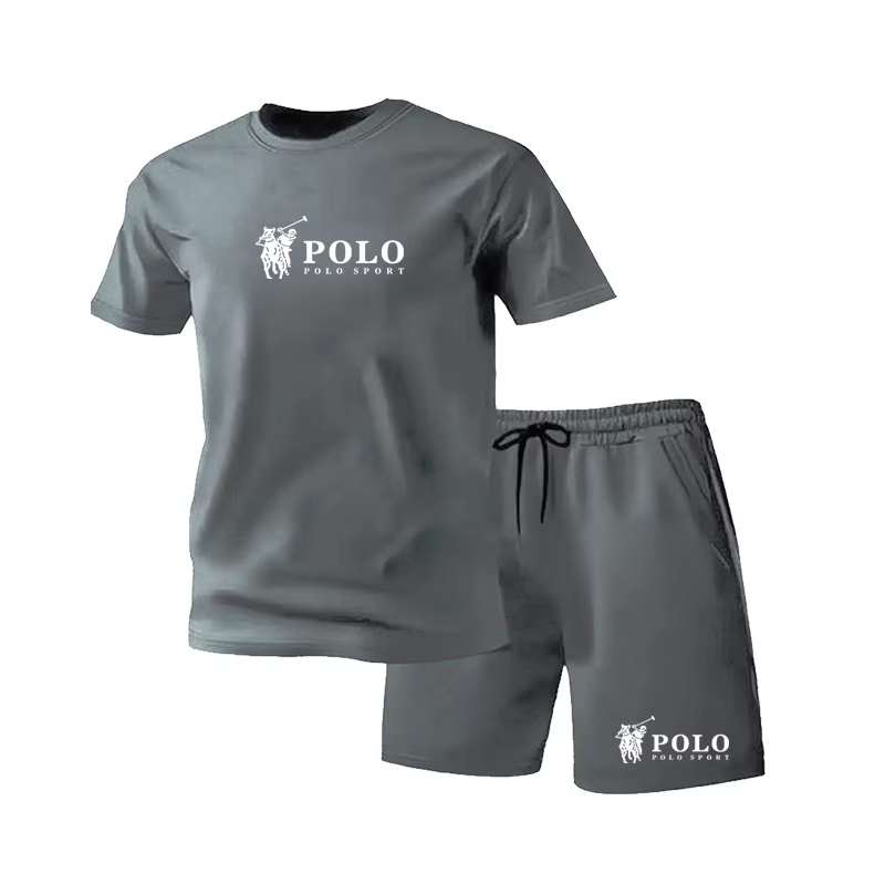 Ensemble T-shirt et short de sport POLO pour homme