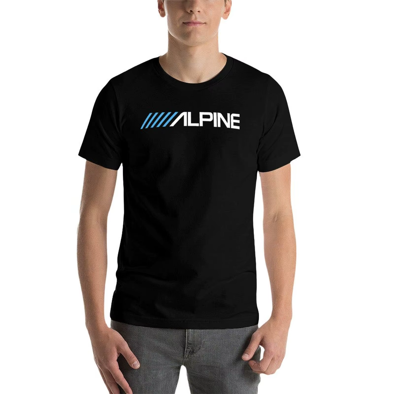Alpine-Logo T-Shirt vêtements esthétiques vintage luxe