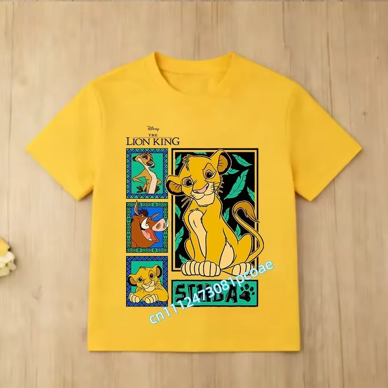 T-shirt Le Roi Lion Simba 2026 pour enfants